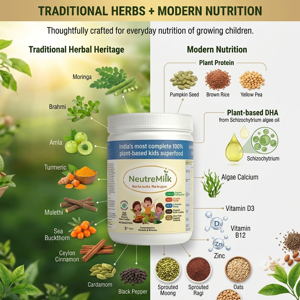 NeutreMilk - Plant-Based Kid's Nutrition Supplement