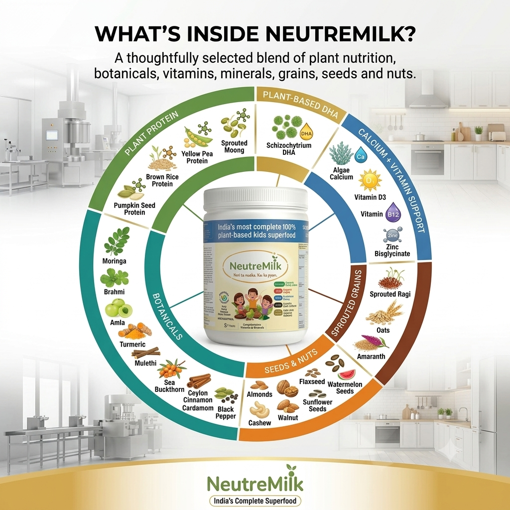 NeutreMilk - Plant-Based Kid's Nutrition Supplement