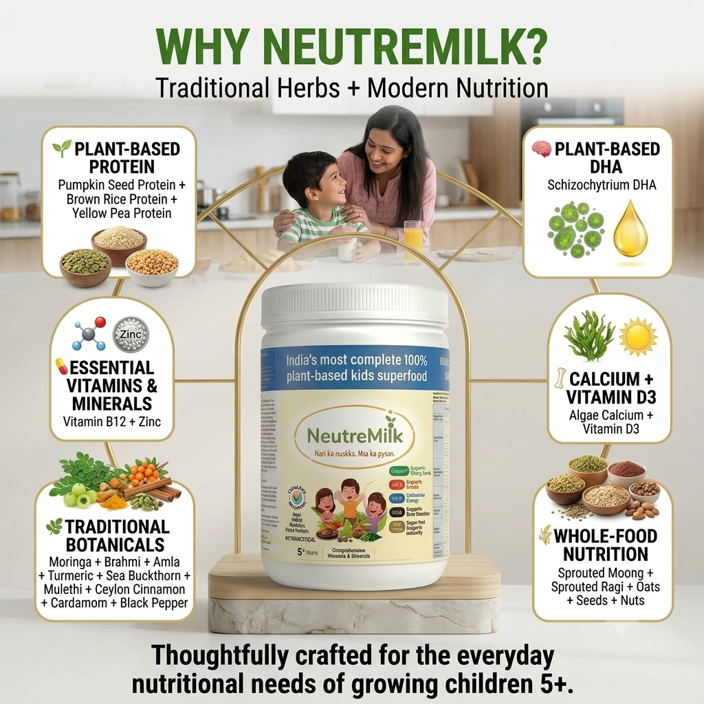 NeutreMilk - Plant-Based Kid's Nutrition Supplement