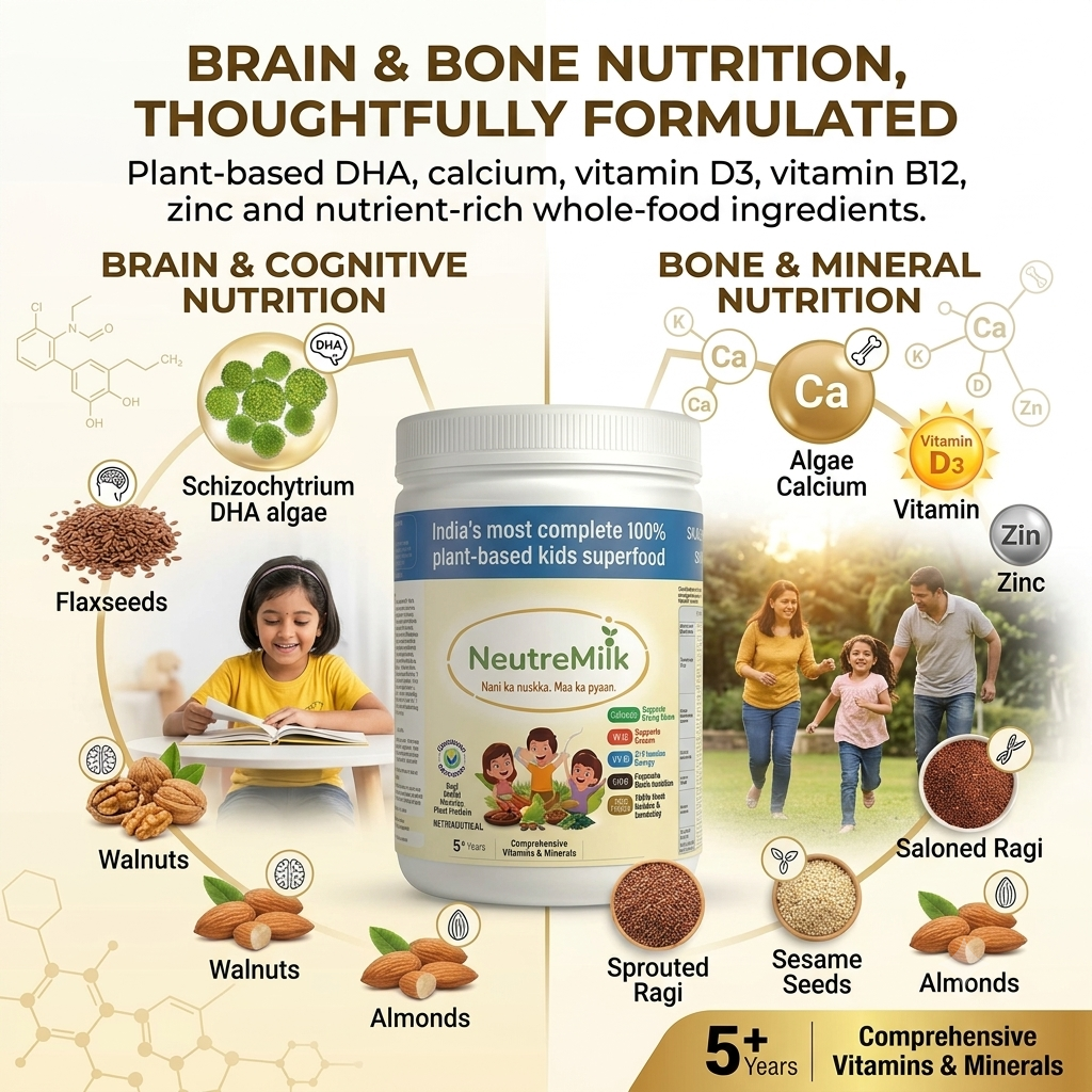 NeutreMilk - Plant-Based Kid's Nutrition Supplement