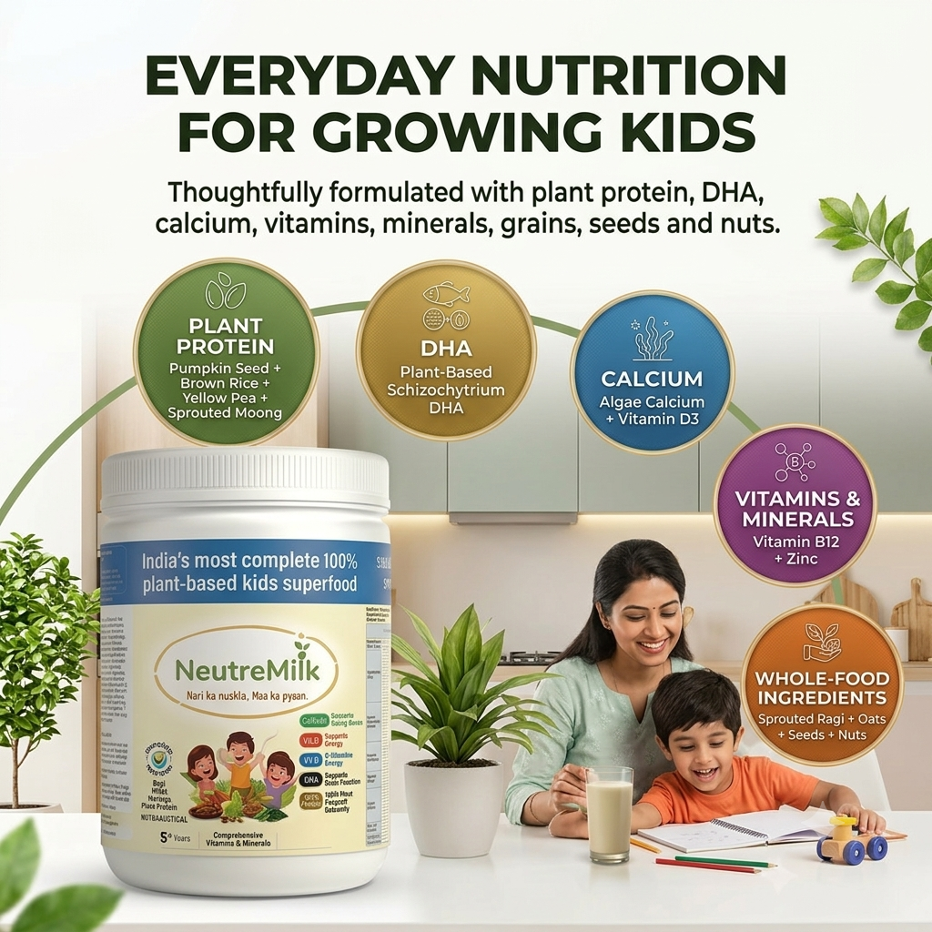 NeutreMilk - Plant-Based Kid's Nutrition Supplement